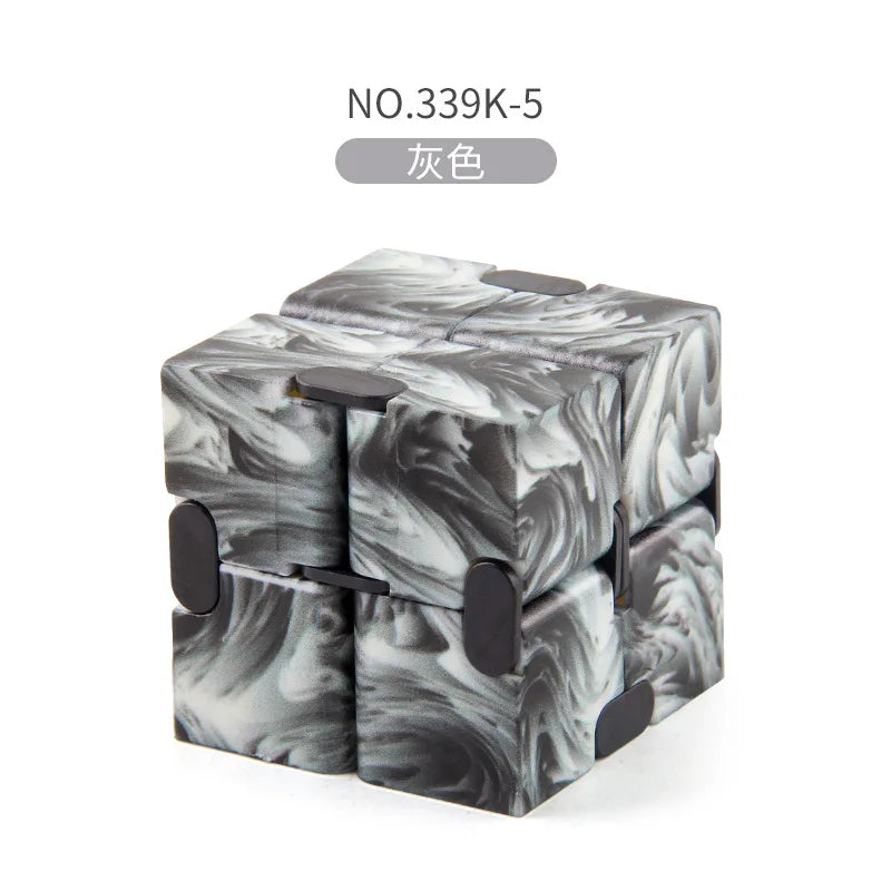 9 Style Fidget Sensory Cube Toys Starry Sky Infinity Square Stress Relief Cube Fingertip Toys for Children Adult