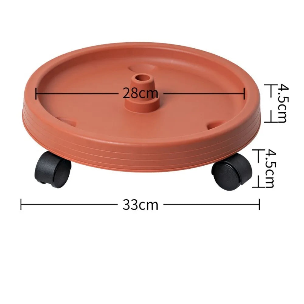 New Vertical Tower Stackable FlowerPot Plastic Multi-layer Flower Pot with Movable Casters Strawberry Planter Tower Home Garden