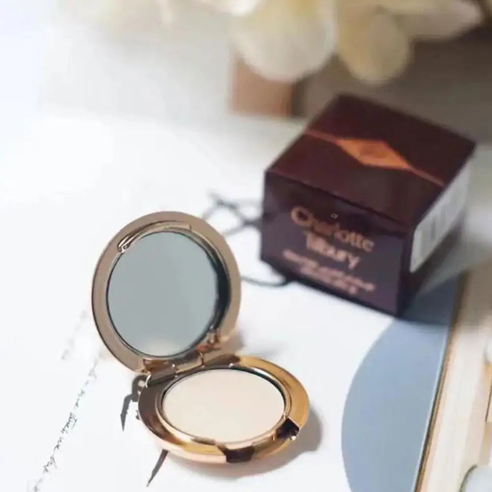 Portable Setting Powder Flawless Powder Natural Makeup Long-lasting Oil Control Waterproof Skin Brightening Concealer for Woman