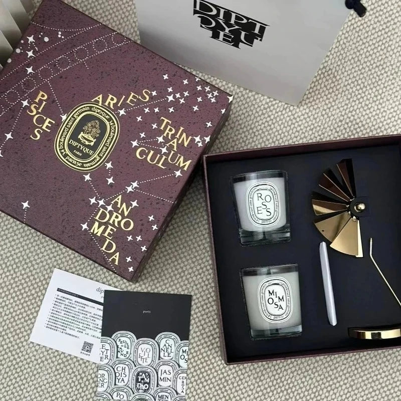 Valentine's Day Wedding Limited Edition Luxury Gaudi Puxi Aromatherapy Candle Set Romantic Unique Gift Box Party