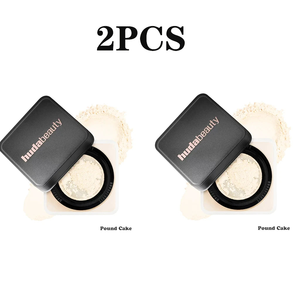 New Huda Easy Bake Loose & Setting Powder Long Lasting Oil Control Matte Waterproof Brightening Loose Powder Makeup Cosmetics