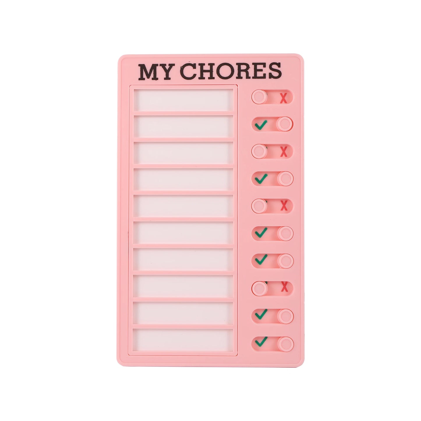 Reusable My Chores Checklist Task Board Daily Schedule Planner Memo Chore Chart Kid Responsibility Behavior Self Discipline Card