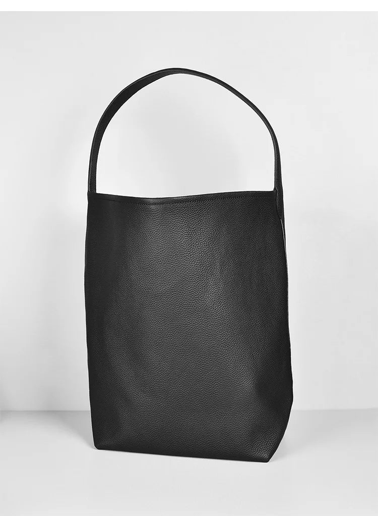 MENDY Bucket Bag Large Women's Bag Tote Bag Shoulder Bag Luxury Designer Genuine Leather Handbag Japanese Popular Bag Soft Row