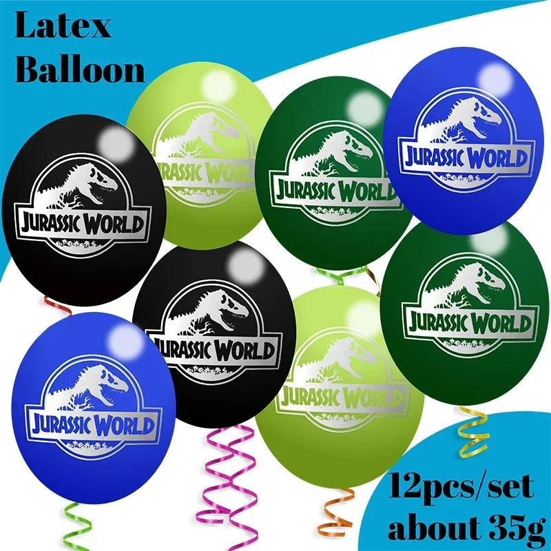 Disney Jurassic dinosaurs Party Supplies Tableware Set Cup Plates Napkins For Kids Birthday Decoration Boys and GirlsBaby Shower