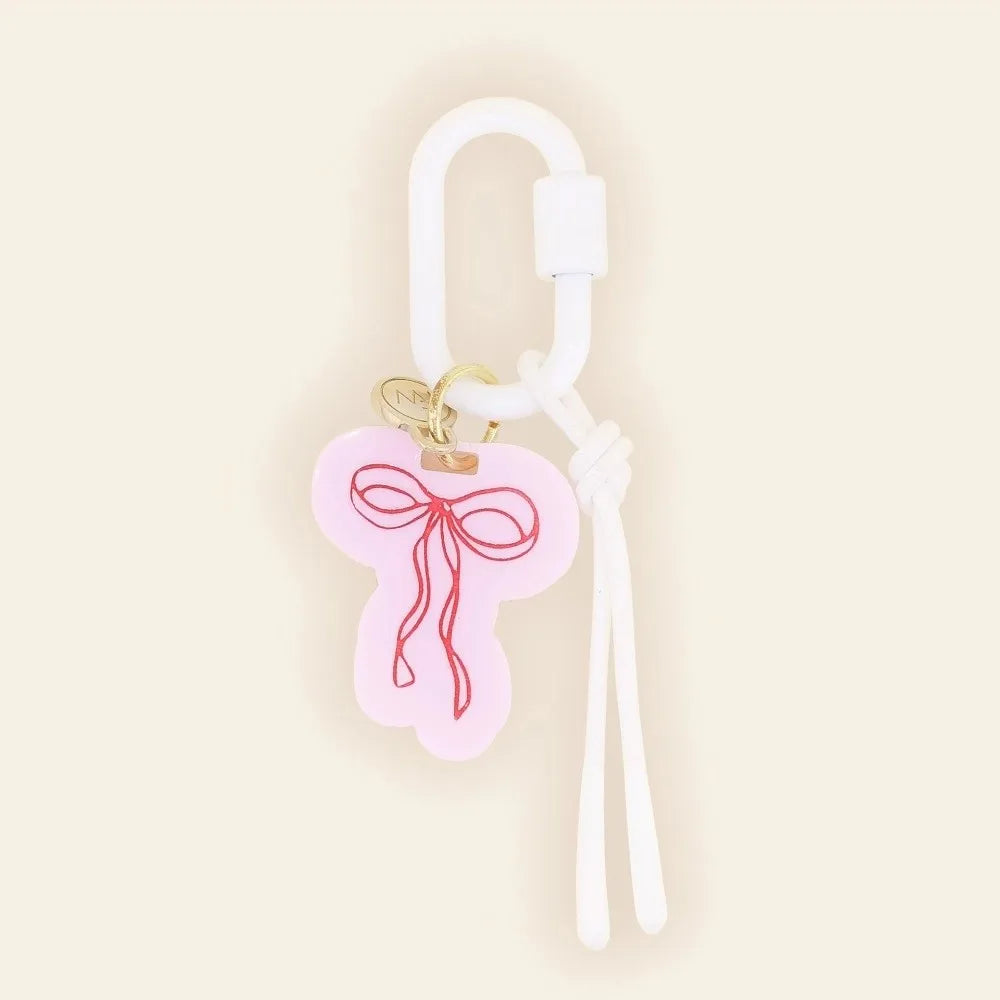 Acrylic Charms Retro Rope Woven Pendant Geometric Car Keyring Mobile Phone Pendant Fashion Cartoon Bag Chain Charms
