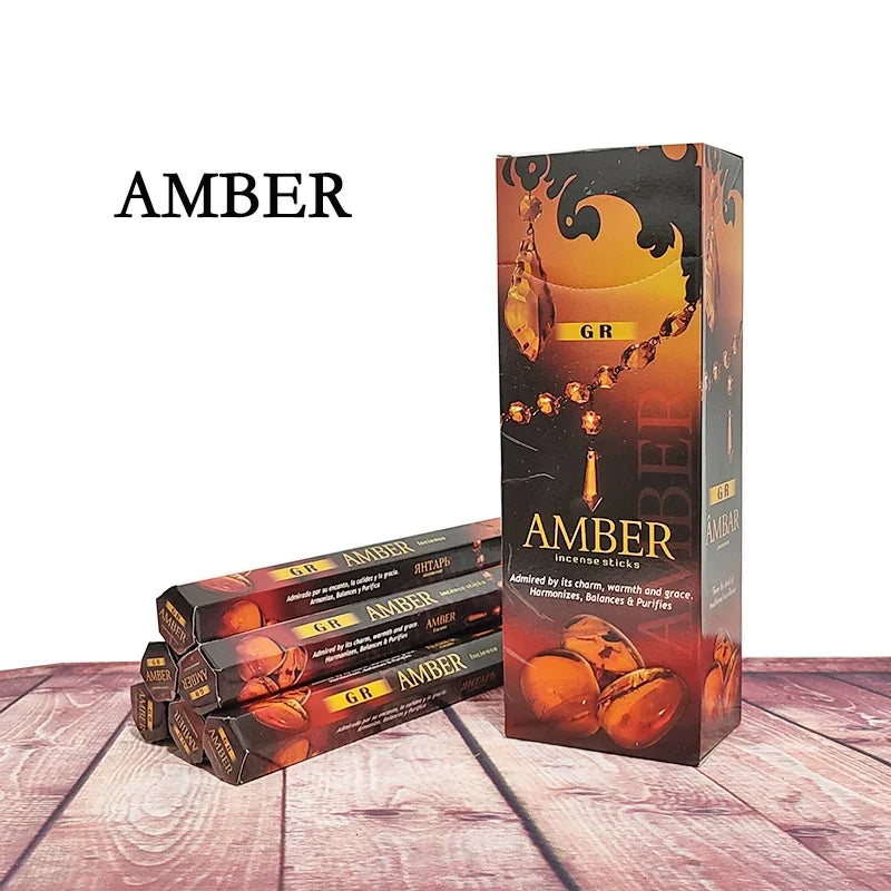YXYMCF 1 Big Box Indian Incense Sticks White Sage Meditation Lavender Palo Santo Cense Purifying Air Deodorization Aromatherapy