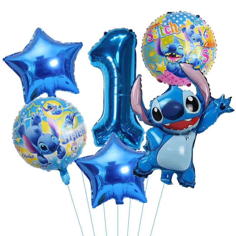 Disney Stilt themed party disposable cutlery paper cup paper plate table bra flag children's birthday party decoration set