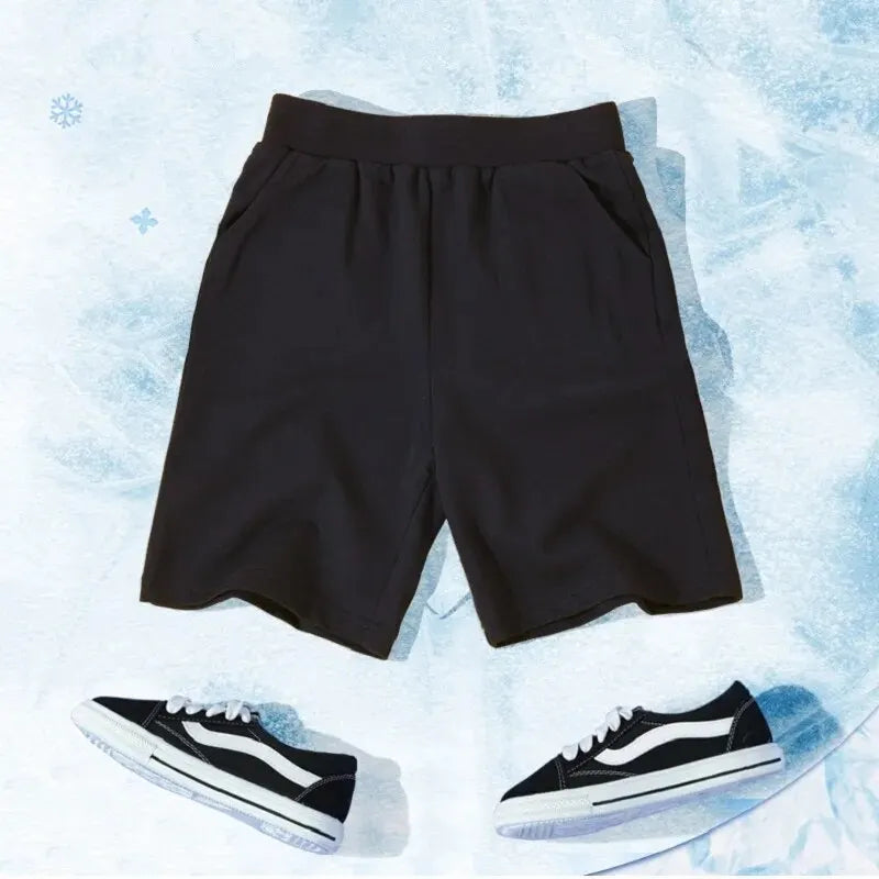 3-14years Boys Summer Shorts Solid Cotton Kids Short Sweatpants Children Elastic Waist Half Pants