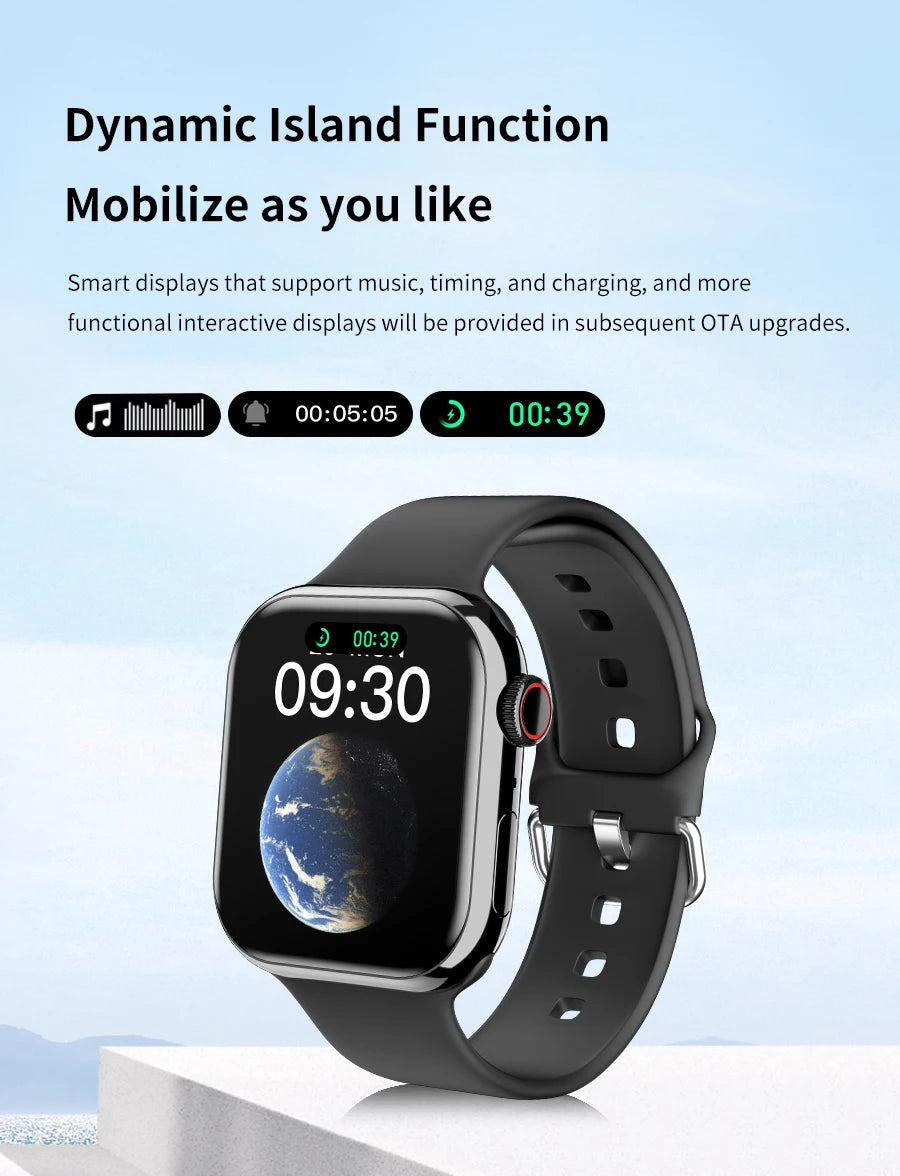 2026 Series 10 Watch 10 GPS Smart Watch Memory Music Video Bluetooth Call Heart Rate Waterproof NFC Smartwatch For Apple Android