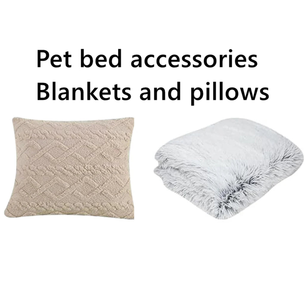 Large pet dog luxury sponge bed for human use, giant pet cat dog bed, shared leisure luxury dog bed for pets and people