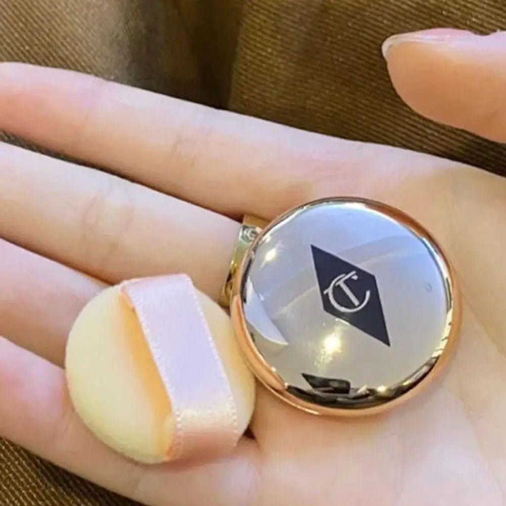 Portable Setting Powder Flawless Powder Natural Makeup Long-lasting Oil Control Waterproof Skin Brightening Concealer for Woman