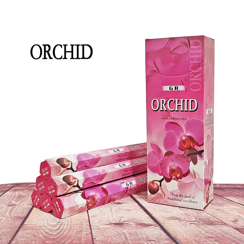 YXYMCF 1 Big Box Indian Incense Sticks White Sage Meditation Lavender Palo Santo Cense Purifying Air Deodorization Aromatherapy