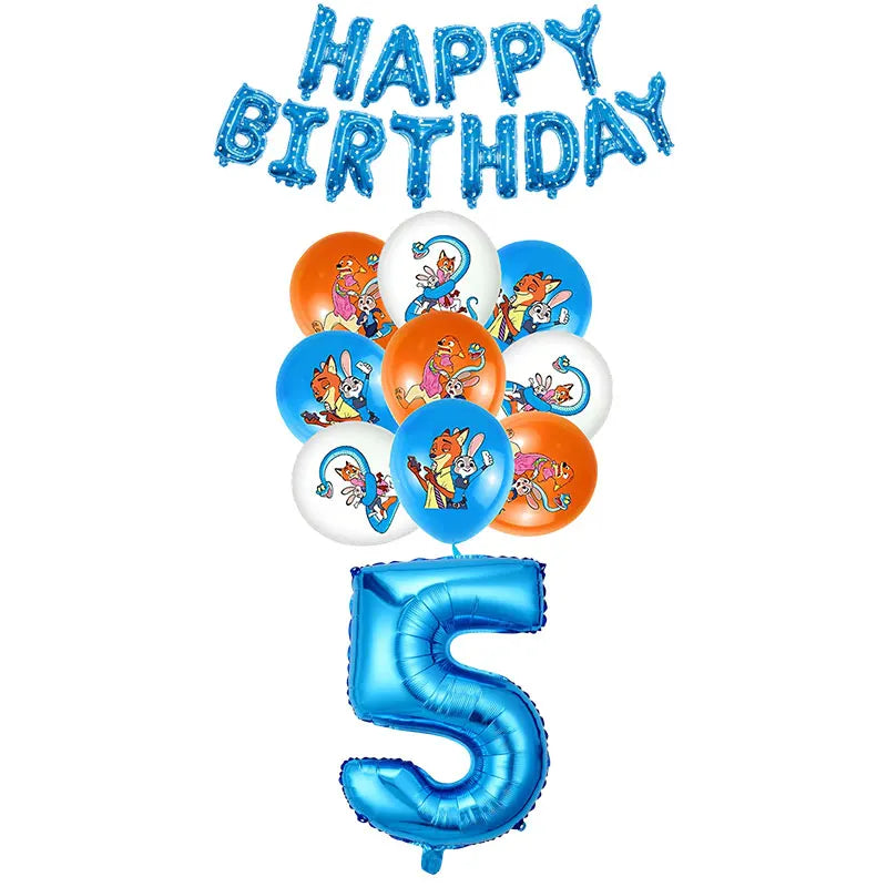 Disney Zootopia Birthday Party Decorations
