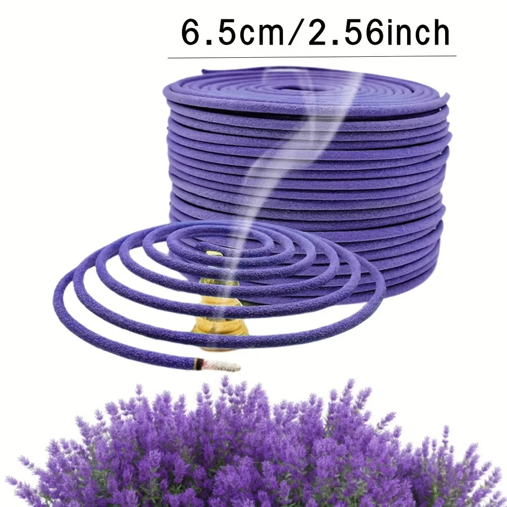 Lemongrass Lavender Essential Oil Coils Aromatherapy For Meditation Yoga Outdoor Poolside Patio Porch Deck Camping Long Burning