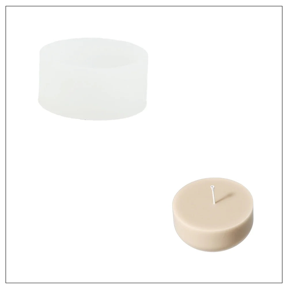 Nicole Eternal Rose Candle Jar Concrete Mold Candle Refill Silicone Mold DIY Handmade Gifts Tools Home Decor