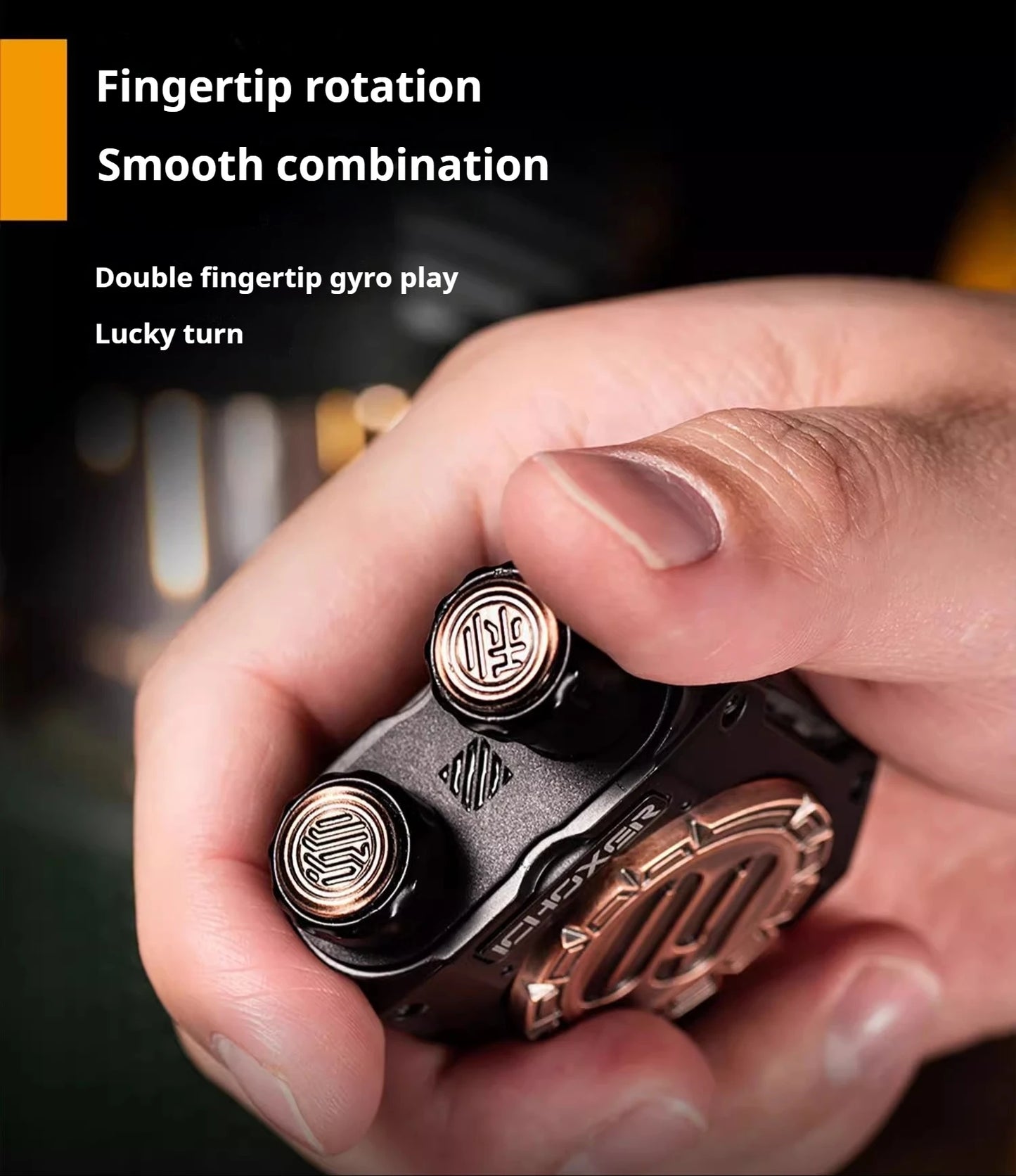 Magnetic Push Card Fidget Spinner Haptic Coin Clicker 4In1 Metal EDC Relieve Stress Relief Sensory Toy Office Desk Anti Anxiety