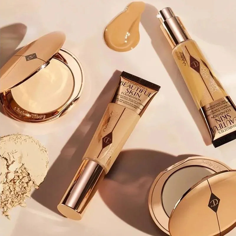 Charlotte Tilbury Softening Essence Liquid Foundation Beauty Skin Radiant Concealer Natural Hydrating Airbrush Flawless Finish