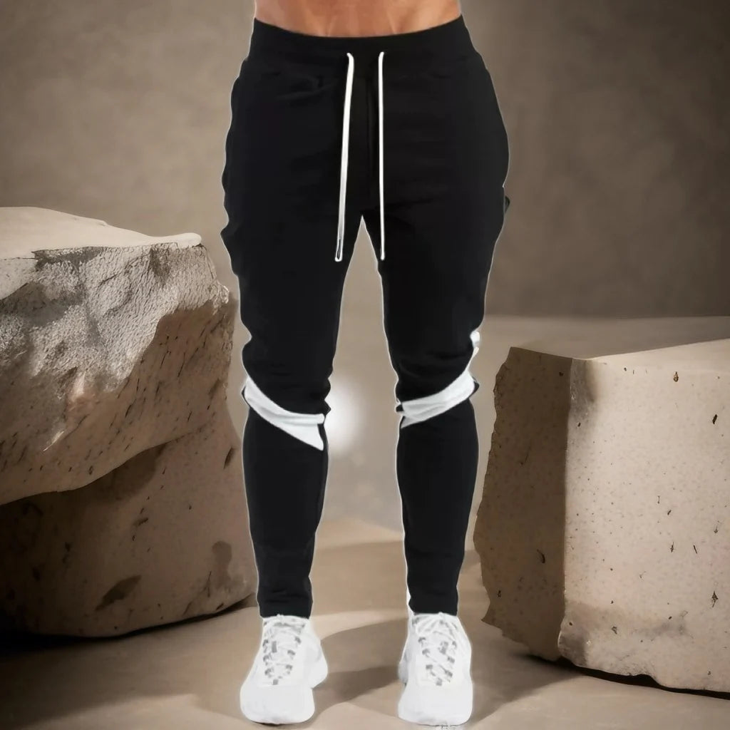 Mens Joggers Casual Pants Fitness Men Sportswear Tracksuit Bottoms Skinny Sweatpants Trousers Black Gyms Jogger Track Pants