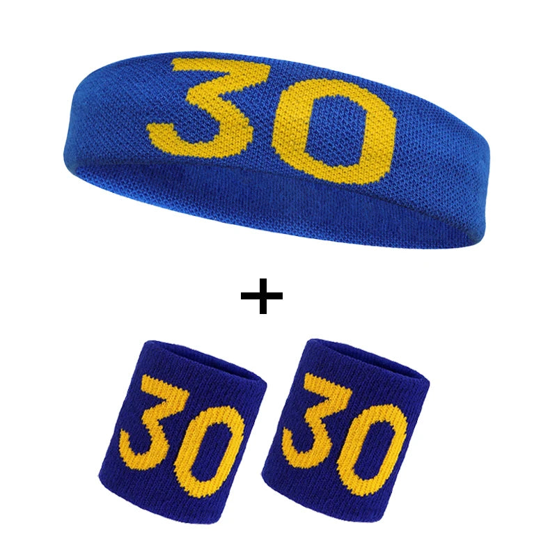 Cotton Athletic Headband Number 24 Elastic Sweatband Protection Basketball Tennis Sport Adult Kids Gym Fitness Sweat Hair Band
