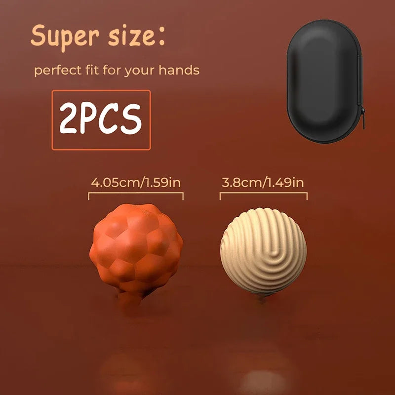 Silicone Magnetic Fidget Balls Silicone Magnets Balls Extra-Large 2PCS 40.5mm Stress Relief Sensory Toys for Autism ADHD Anxiety