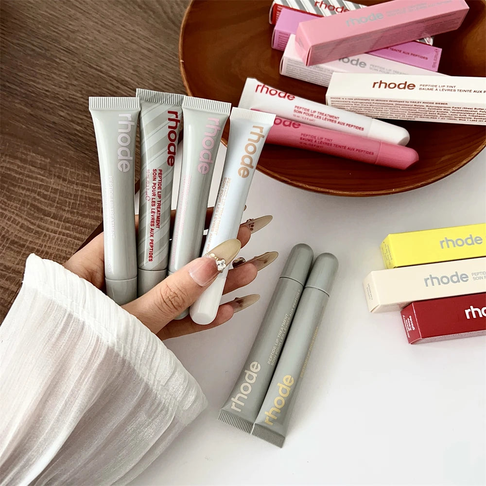 Rhode Summer Lip Moisturizer Lip Balm Smoothing Lipstick Lines Lasting Nourishing Liquid Lipstick Lemontini Toast LipGloss Glaze