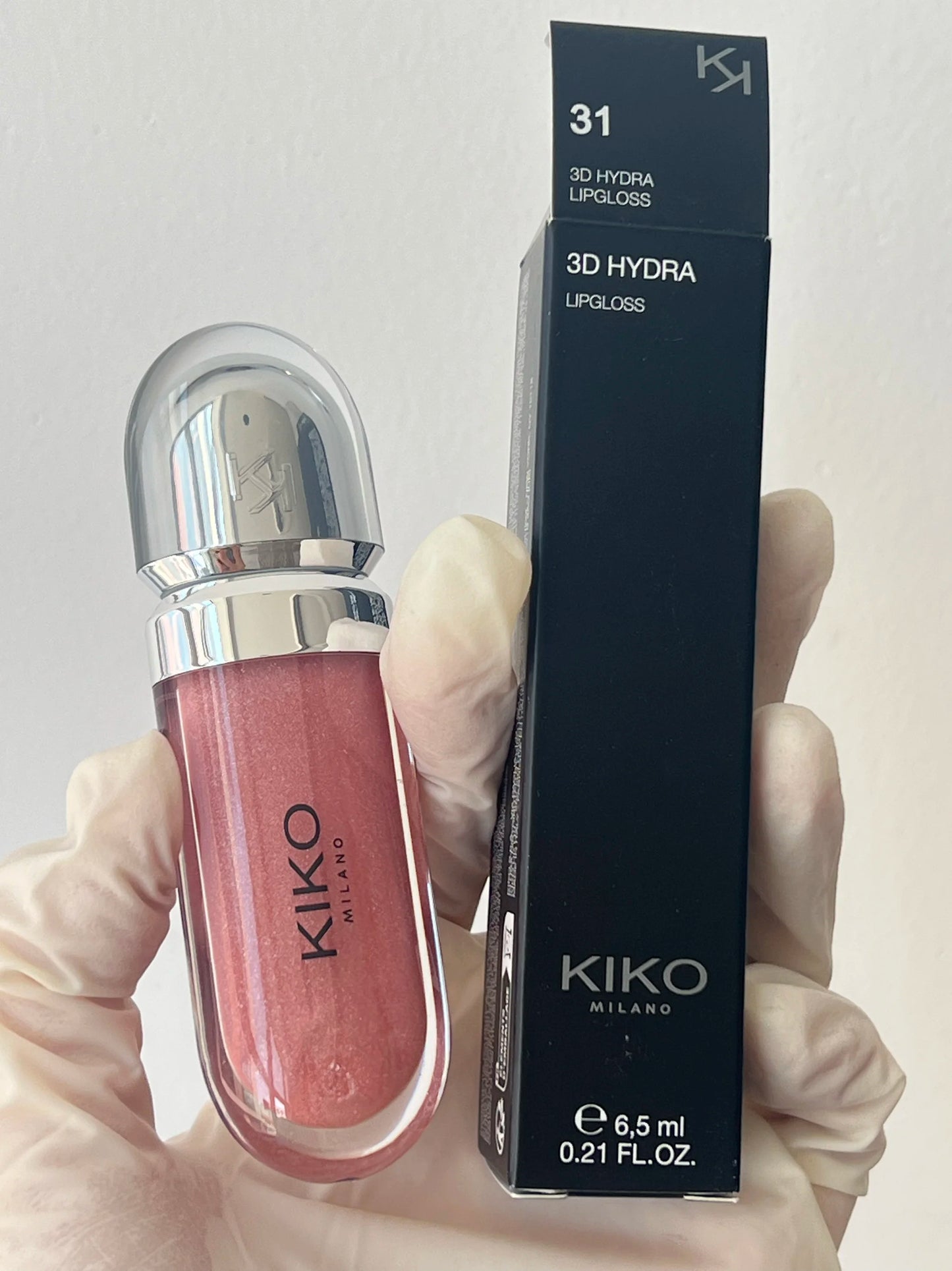 KIKO 3D Liquid Lip Glaze Transparent Lip Gloss Mirror Lipstick Nourishing Glossy Full Lips Not Fading Milk Tea Bean Paste Makeup