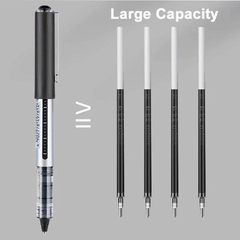 Japan uni-ball Gel Ink Pen, 0.38/0.5mm UB-150 Eye Micro Rollerball Pens, Large Capacity Water-based Signature Writing Stationery