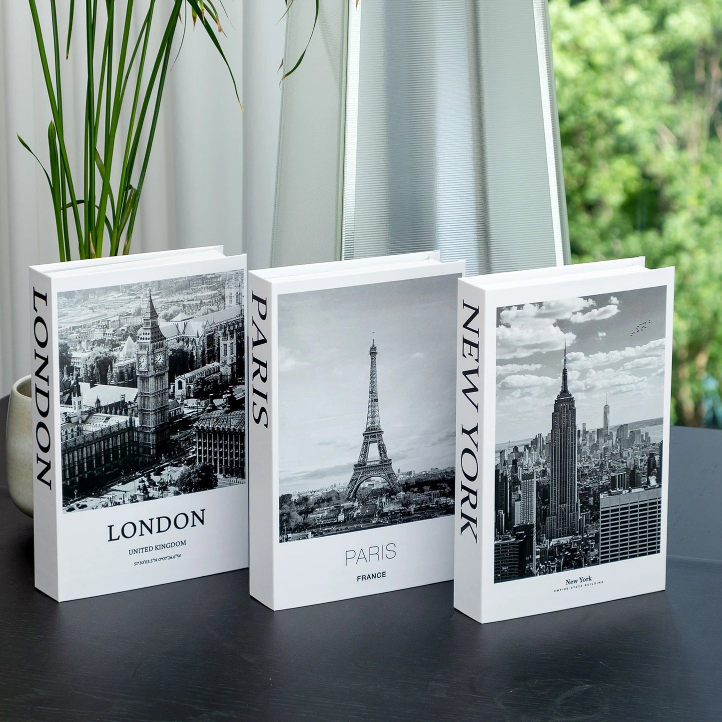 3Pcs Foldable Fashion Fake Books Living Room Decoration Designer Books Coffee Table Ornaments Club Hotel Room Villa Prop Books