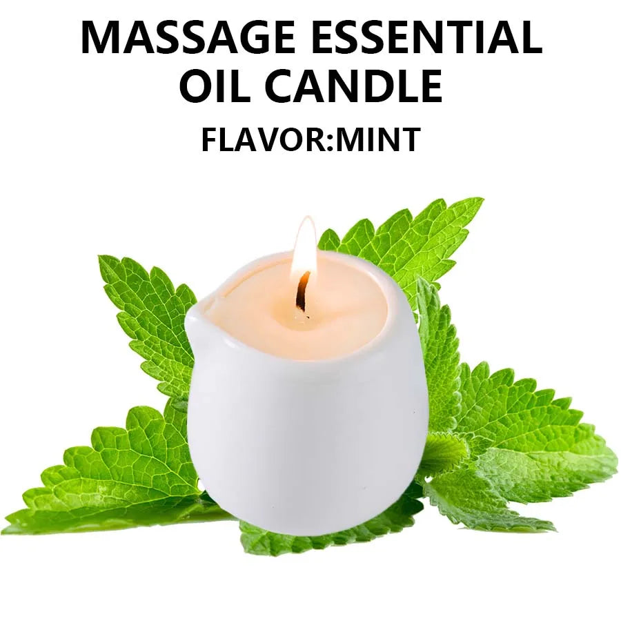 1PC Massage Oil Candles，luxury aromatherapy candles，for Stress Relief and SkinMoisturizing, SM Product Scented Candle Body Oil