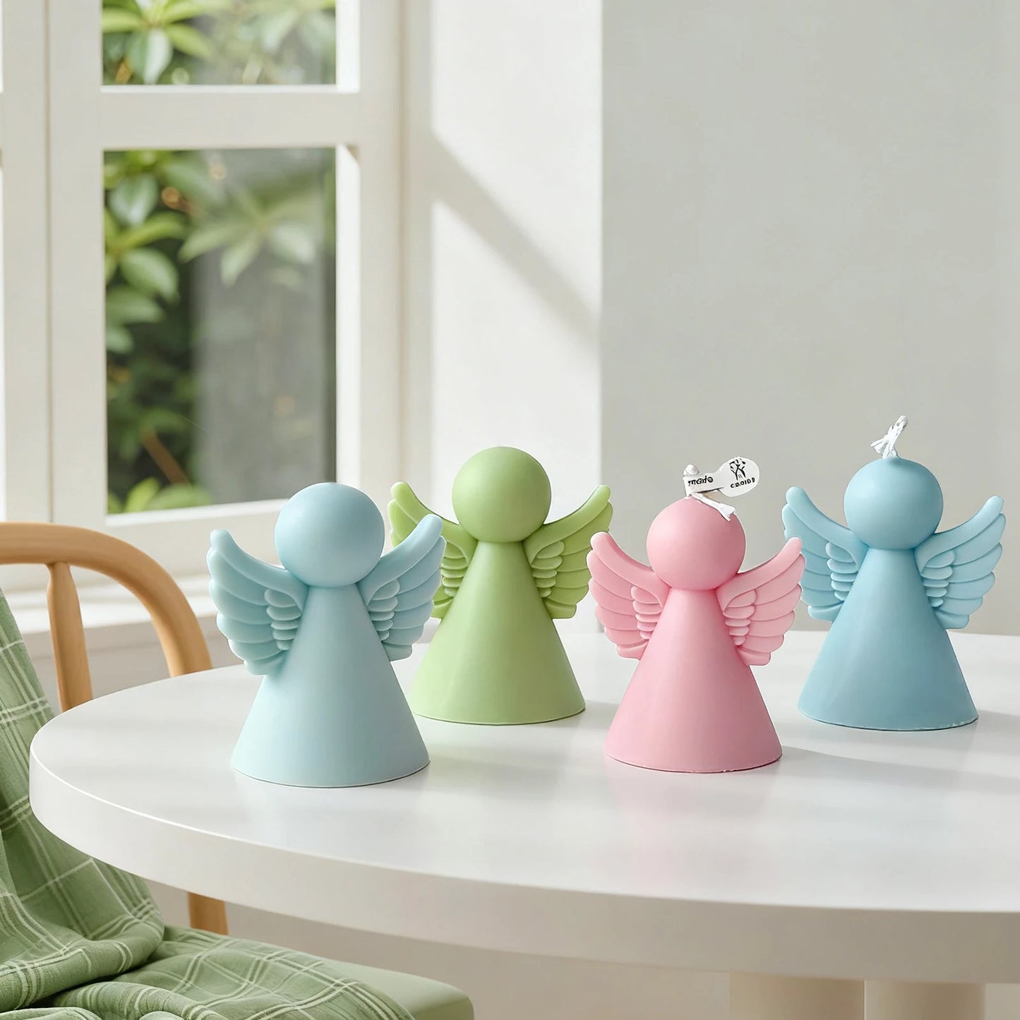 DIY Angel Aroma Candle Mold Handmade Soap Candle Silicone Mold Home Decoration Plaster Crafts Making