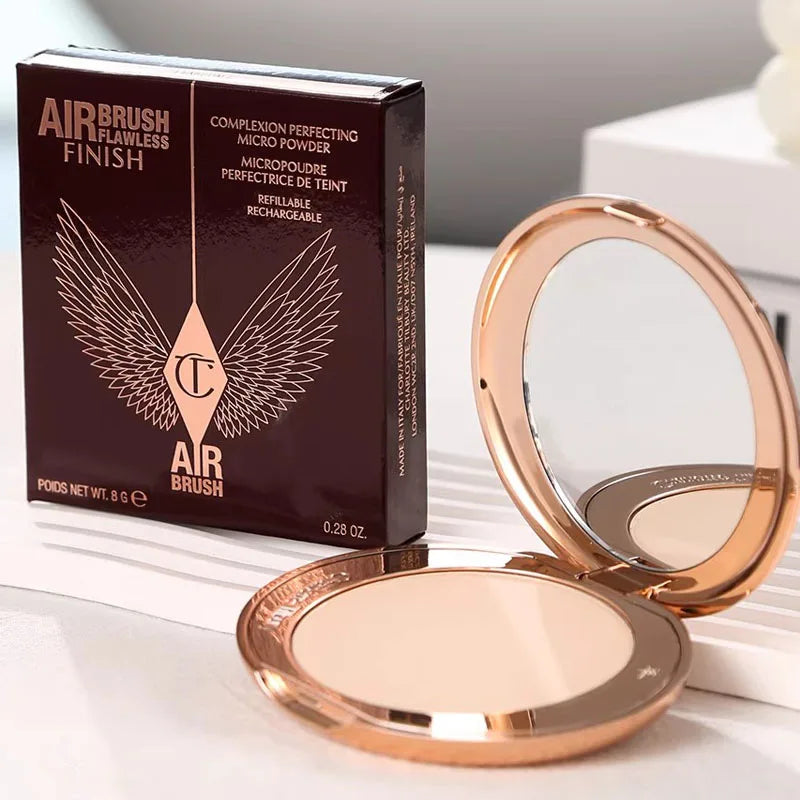 Charlotte Tilbury Set Pressed Powder Oil Control Matte High Gloss Face Repair Honey Powder Celebrity Same Brand Makeup Products