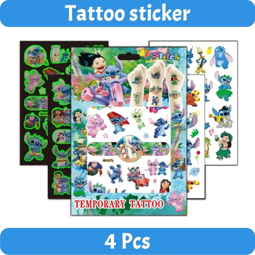 Stitch Birthday Decoration Lilo and Stitch Theme Tablecloth Paper Cup Plate Balloons Baby Shower Supplies Kids Favor