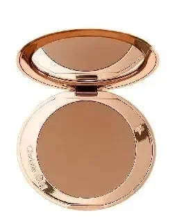 Charlotte Tilbury Natural Matte Pressed Powder Oil Control Brighten Whitening Makeup Two-color Heart-shaped Blusher Cosmetics