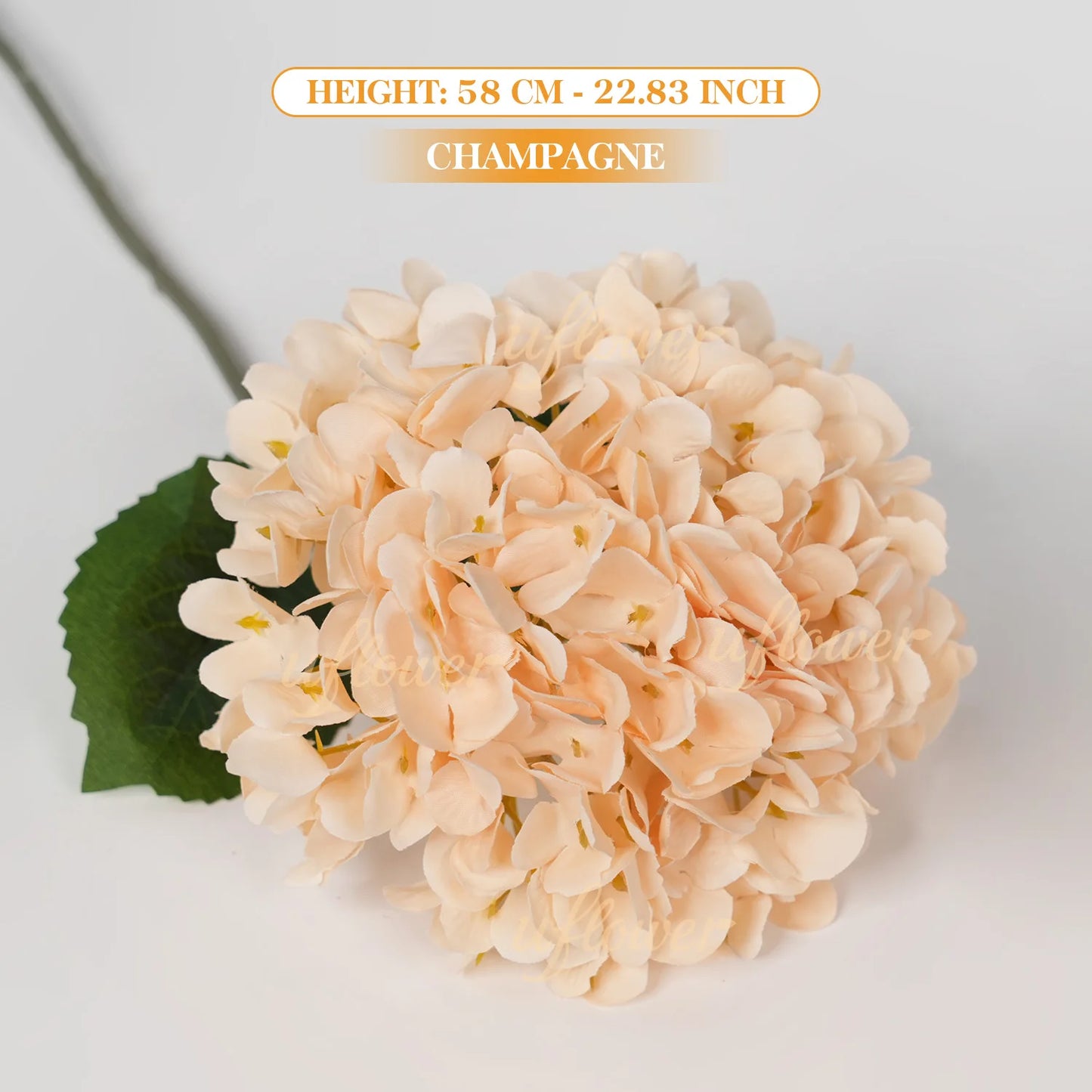 1/5/10pcs 58cm Beautiful Silk Artificial Flowers Hydrangea bouquet for Home Party Wedding living room   decoration accessories