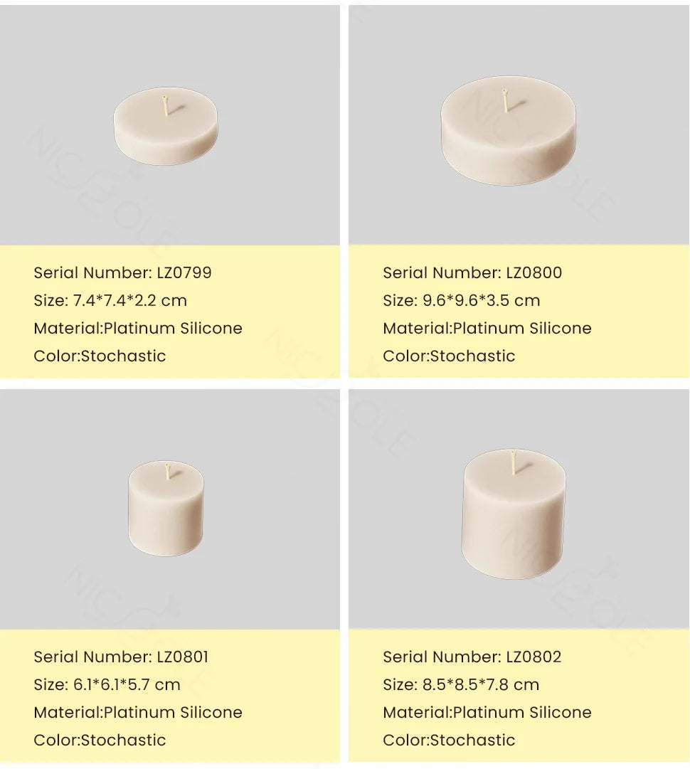 Nicole Camellia Candle Jar Jesmonite Silicone Mold Reusable Candle Refill Mold DIY Flower Concrete Gypsum Mould