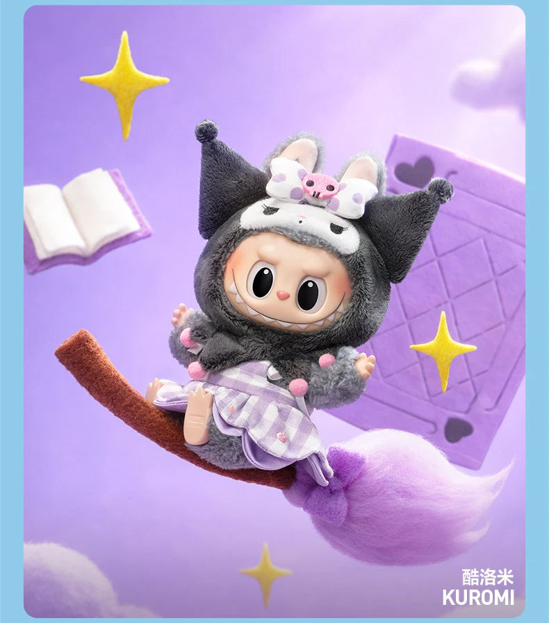 POP MART Labubu Monsters Sanrio Characters Series Vinyl Plush Mystery Guess bagBlind Box Anime Figure Soft Toy for Desktop Decor
