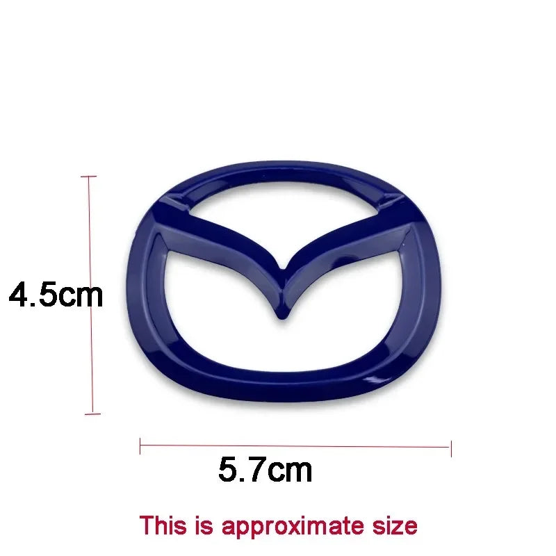 1pc ABS Car Steering Wheel Center Emblem Sticker Auto Interior For Mazda Speed MS 3 5 6 Axela Atenza CX-3 CX4 CX5 CX8 CX7 MP RX