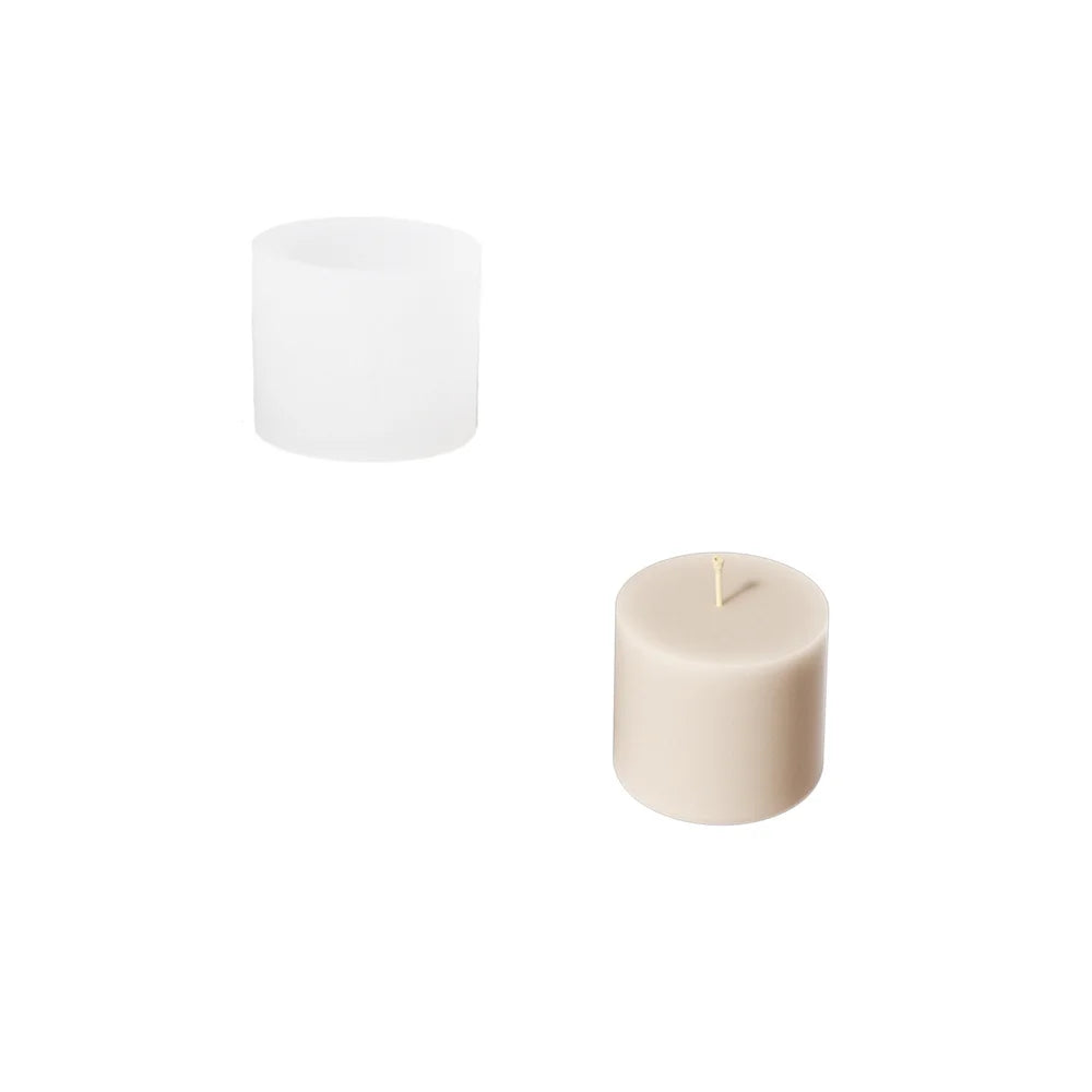 Nicole Camellia Candle Jar Jesmonite Silicone Mold Reusable Candle Refill Mold DIY Flower Concrete Gypsum Mould