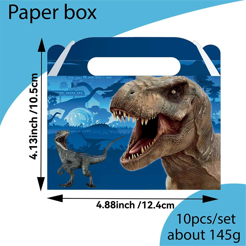 Disney Jurassic dinosaurs Party Supplies Tableware Set Cup Plates Napkins For Kids Birthday Decoration Boys and GirlsBaby Shower