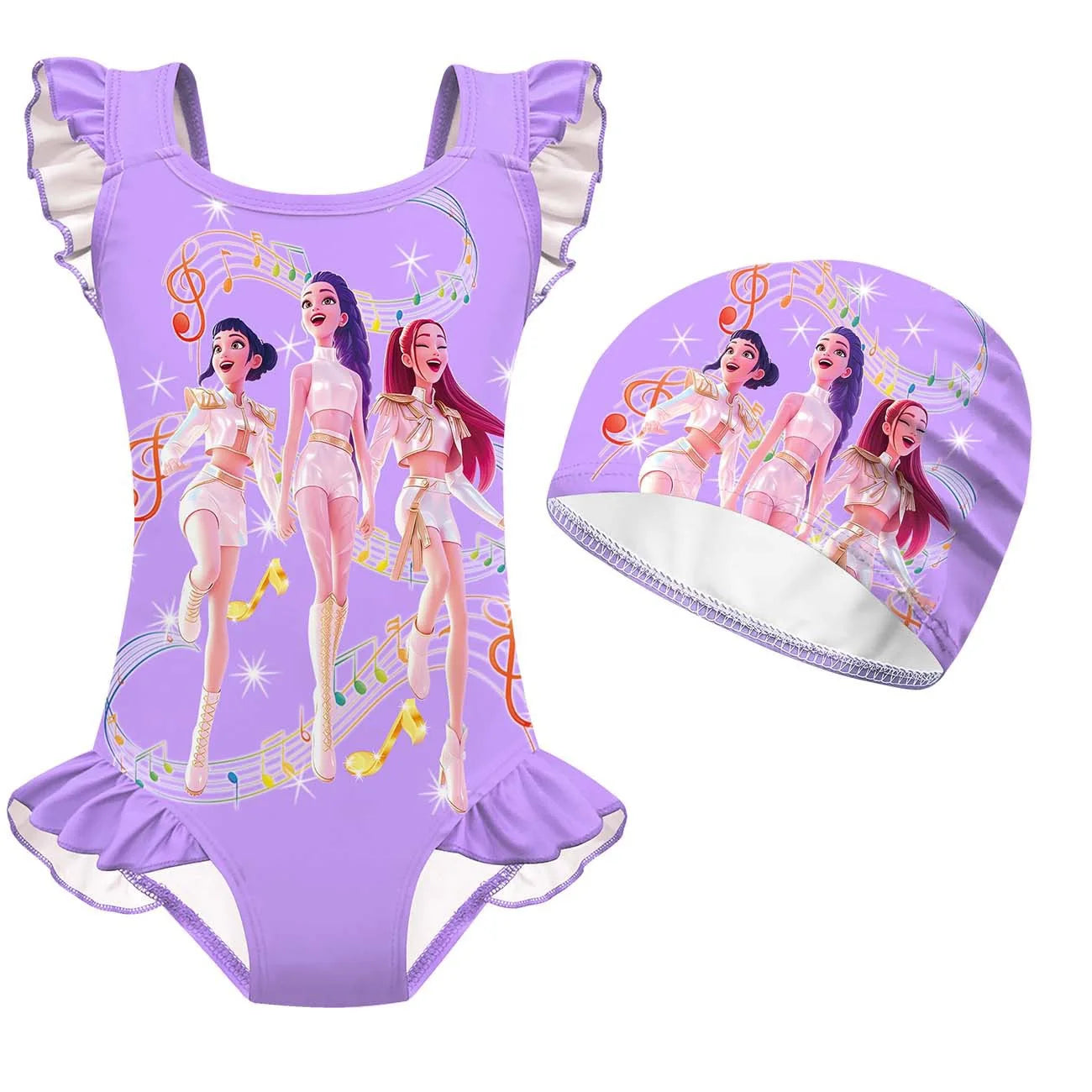 Kids Kpop Bathing Suits Girls, Kpop Little Girls Swimsuit,Girls Bathing Suit,Toddler Girl Swimsuit,Girls One Piece Swimsuits