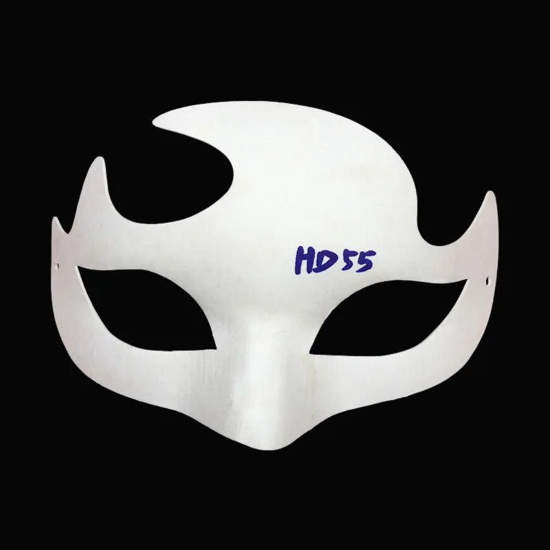 12/20/24 Pcs Halloween Mask DIY Paintable Blank Mask Paper Art Masks DIY Painting Masks For Masquerade Cosplay Party