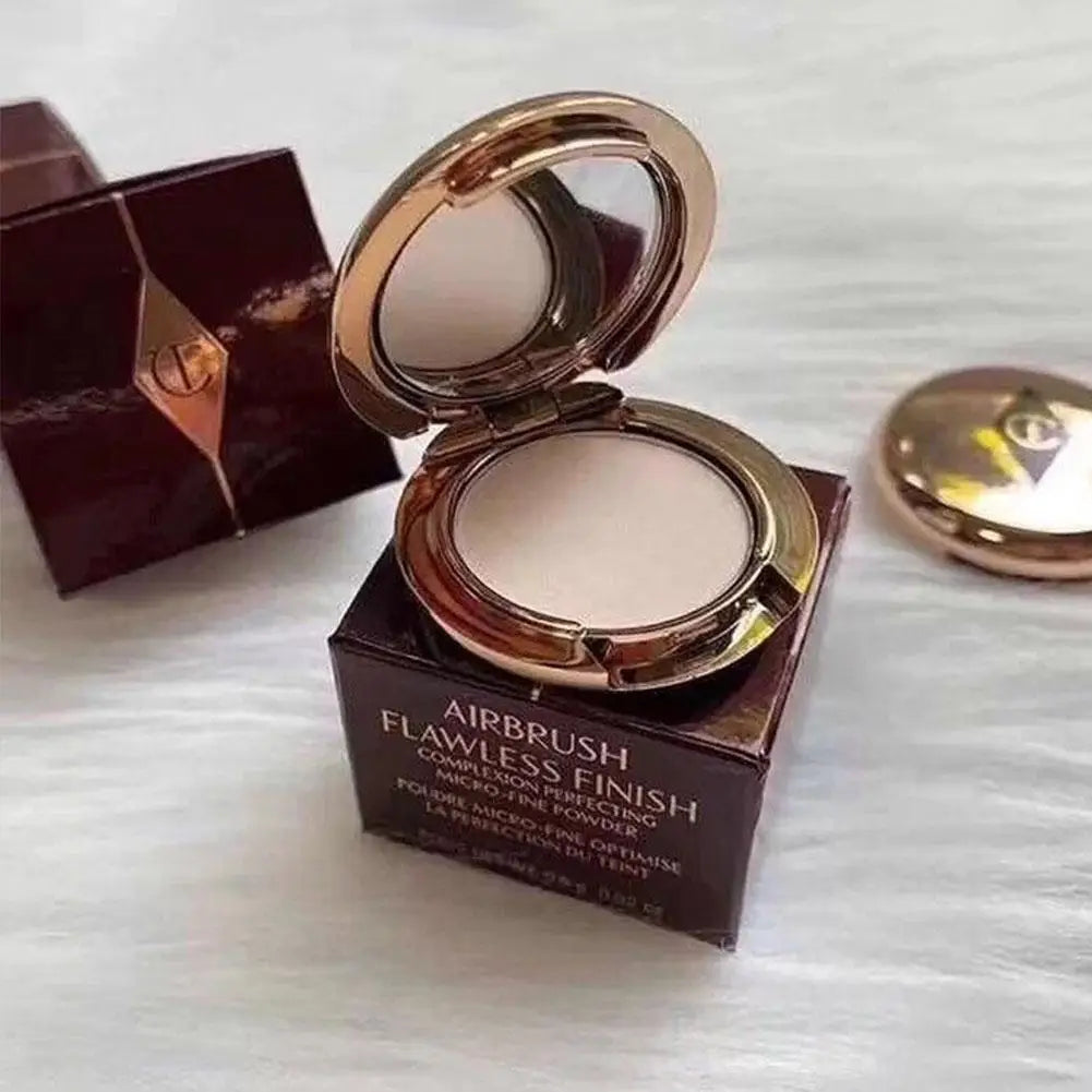 Portable Setting Powder Flawless Powder Natural Makeup Long-lasting Oil Control Waterproof Skin Brightening Concealer for Woman
