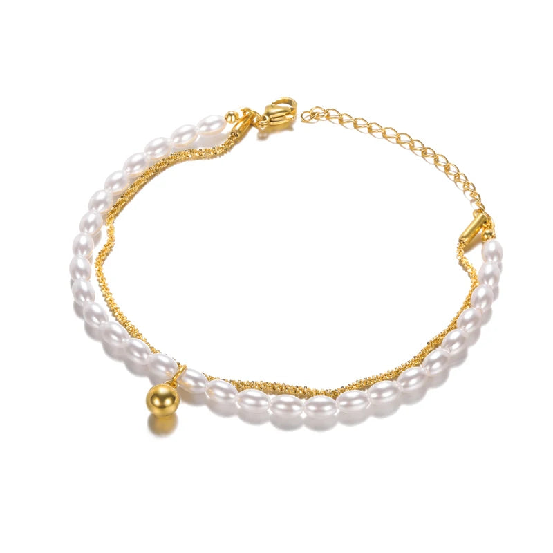 Elegant Zircon Flowers Bracelet For Women Girls Charm Gold Color Stainless Steel Plant Bracelets Luxury Designer Jewelry Gifts