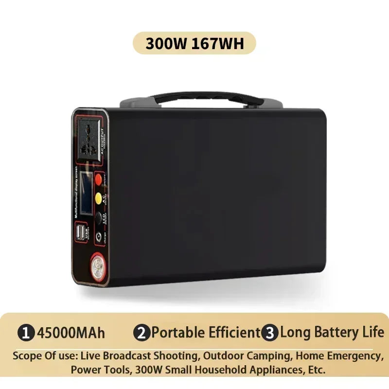 Hot Lifepo4 220V Korean style power bank300W external power bank90Ah home outdoor camping power supply system notebook wholesale