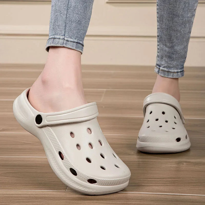 Summer Men Clogs Sandals Men's and Women's Leisure Slippers Beach Slides Home Garden Shoes Outdoor Sandals Plus Size 46 47 48