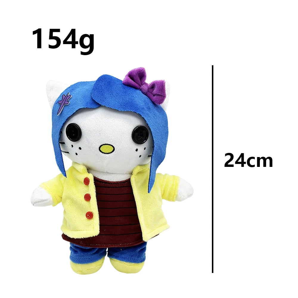 New Hello Kitty Ken Carson Rapper Trippie Taylors Plush Toy Doll with Clothes Stuffed Soft Plush Toys Fans Collect Gifts
