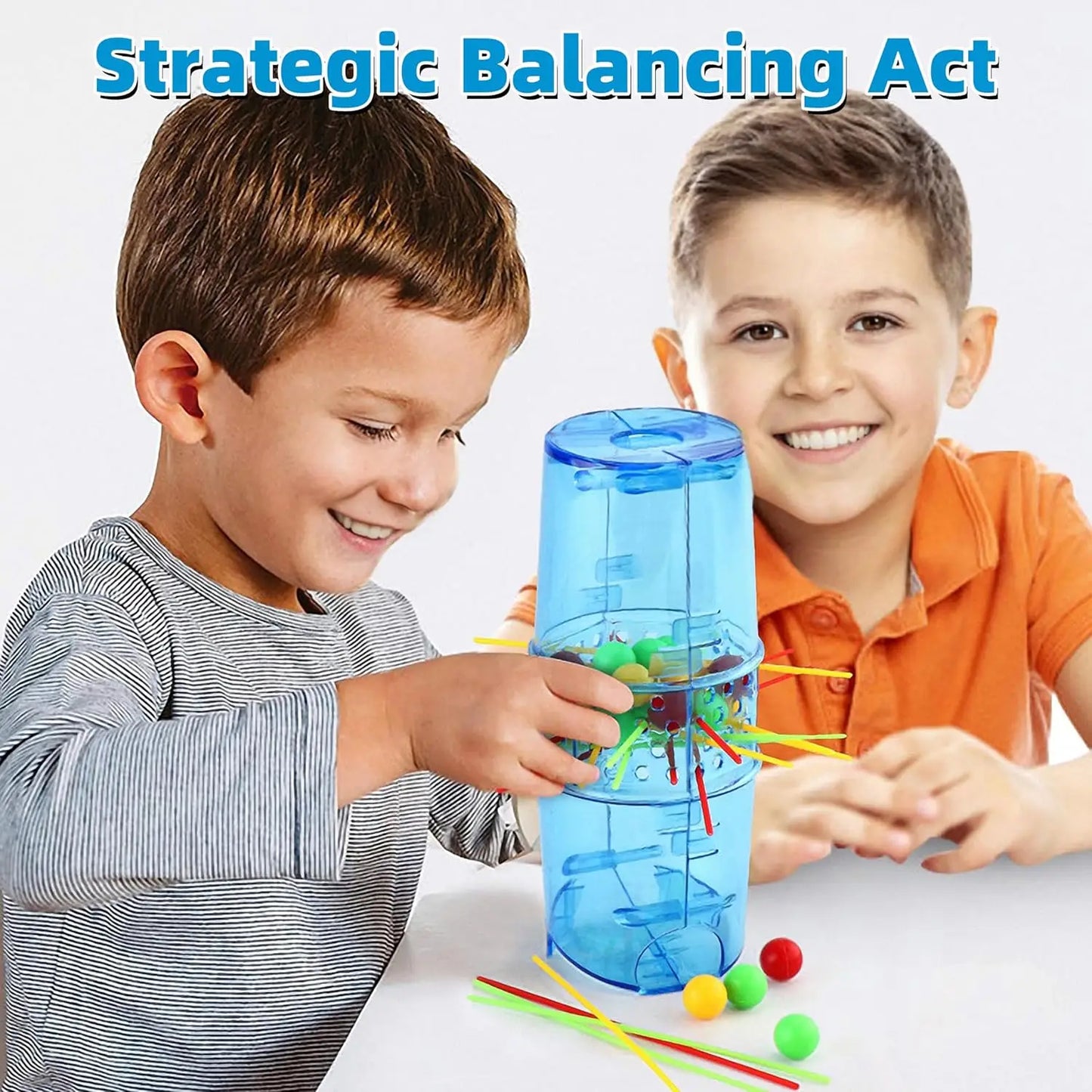 Don'T Let The Ball Fall,Best Board Game for Family,Party,Puzzle toy,2-4 Players,hand-eye coordination, fine motor, thinking