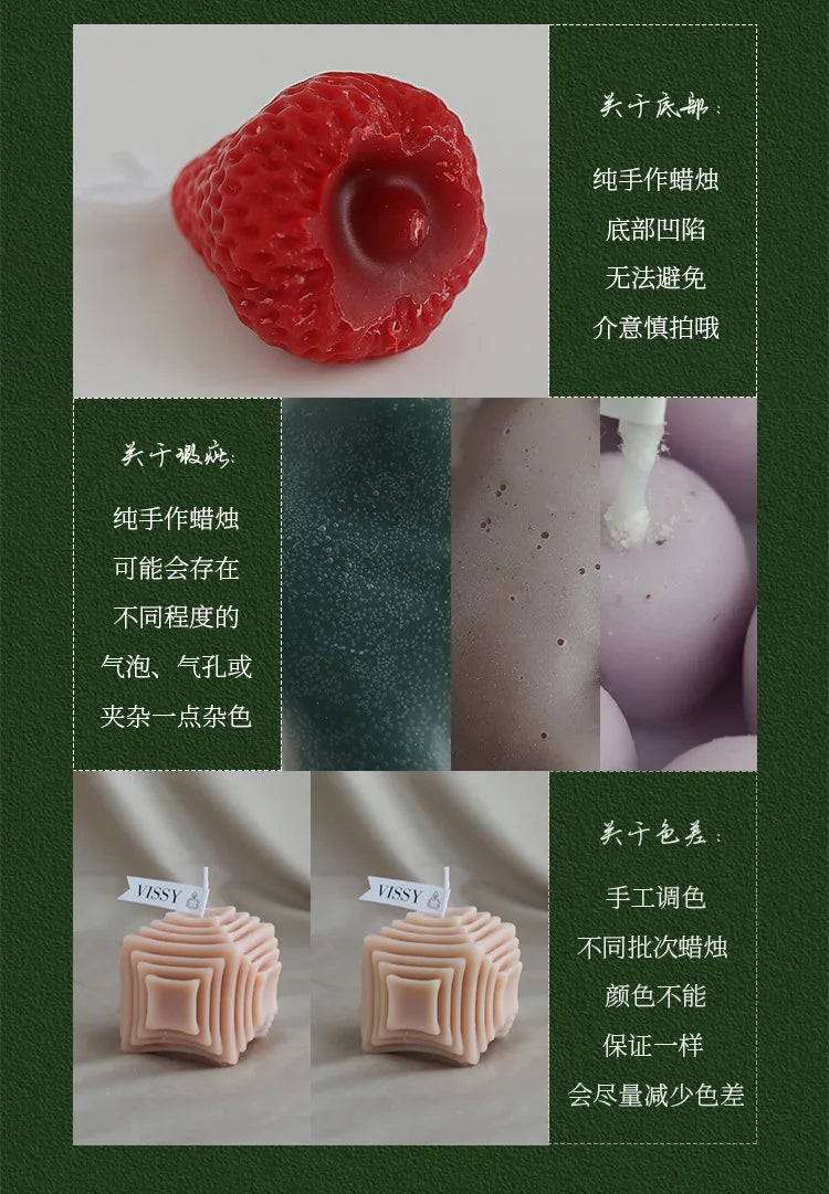 3D Christmas Tree Candle Silicone Mold DIY Christmas Candle Making Kit Handmade Soap Plaster Resin Baking Tools Holiday Gifts