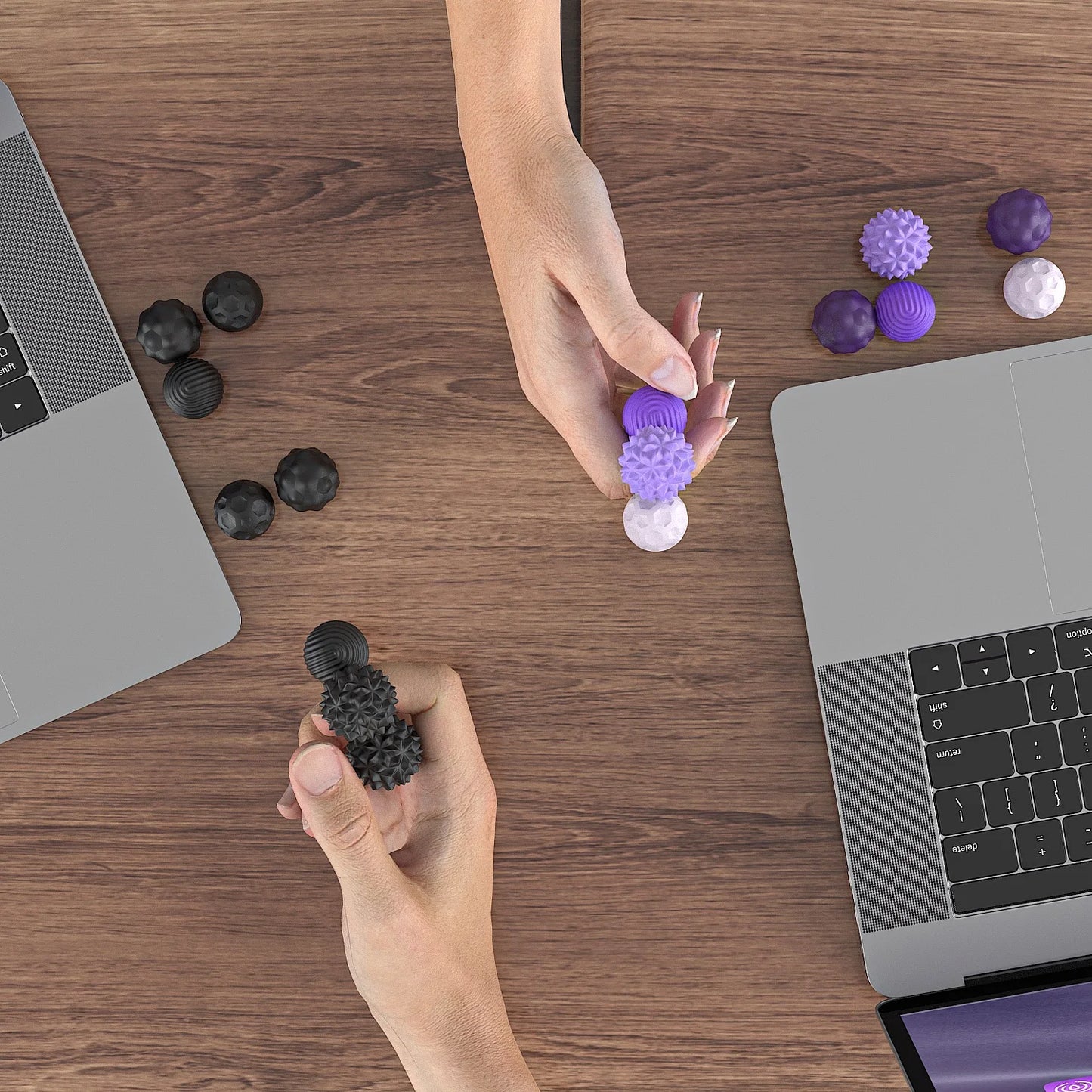 Magnetic Balls Fidget Toy,EDC Anti Stress Relief Toy Antistress Anxiety Sensory Magnet Fidgeting for Adult Kids Autism ADHD Gift