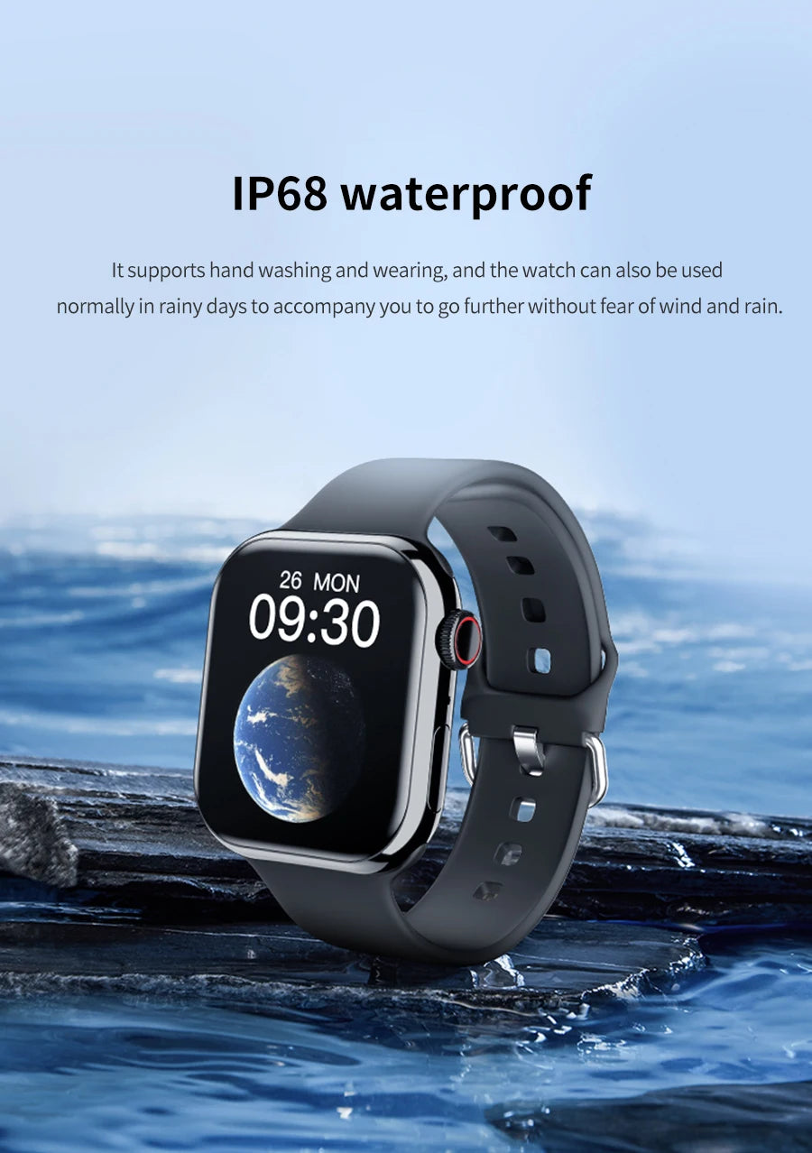 2026 Series 10 Watch 10 GPS Smart Watch Memory Music Video Bluetooth Call Heart Rate Waterproof NFC Smartwatch For Apple Android